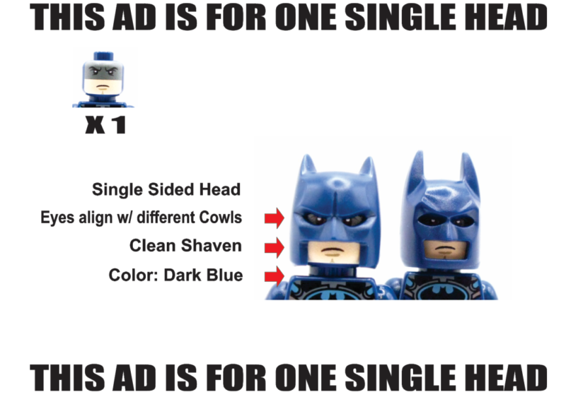 3000 Dark BLUE Clean Shaven